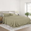 Striped Embossed 4-Piece Sheet Set
